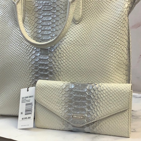 NWT BRAHMIN Large Duxbury Satchel & Reflect Harkness wallet - Picture 1 of 11